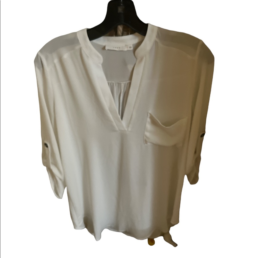 White Lush blouse from Nordstrom